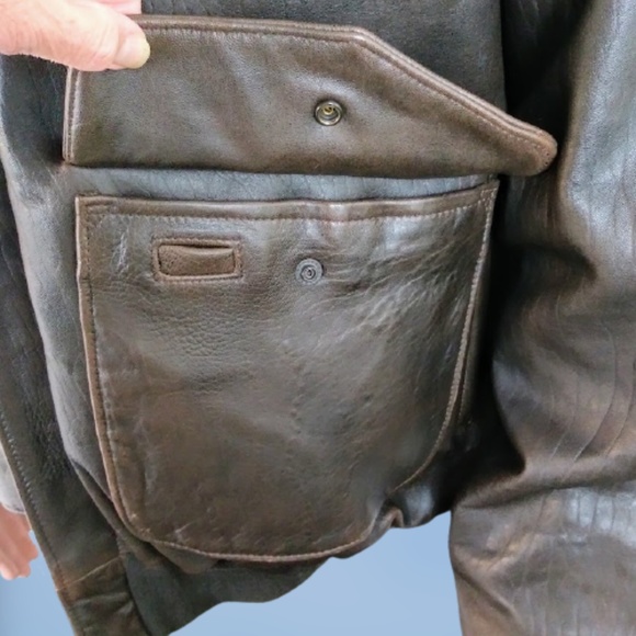 The Cockpit Type A-2 Hand Tanned Leather Men’s Bomber Jacket - Picture 9 of 15